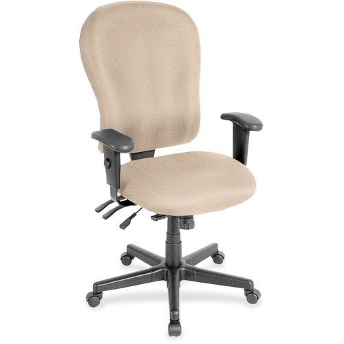 Eurotech 4x4 XL FM4080 High Back Executive Chair - Azure Seat Color - Fabric Seat Material - Azure Back Color - Fabric Back Material - 5-star Base - 1 Each