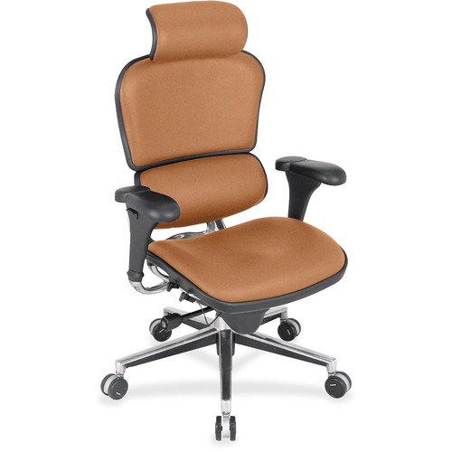 Eurotech ergohuman LE9ERG High Back Executive Chair - Medal Seat Color - Moda Fabric Seat Material - Medal Back Color - Moda Fabric Back Material - 5-star Base - 1 Each
