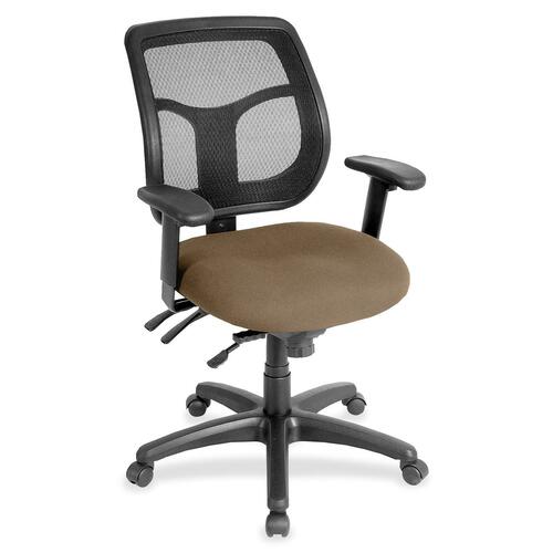 Eurotech Apollo Task Chair - Toast Seat Color - Fabric Seat Material - 5-star Base - 1 Each