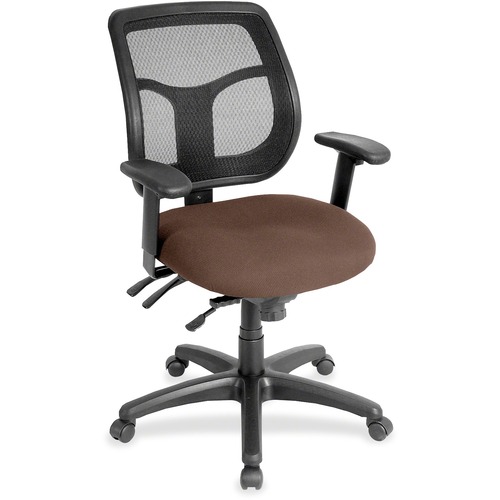 Eurotech Apollo MFT9450 Task Chair - Plum Seat Color - Fabric Seat Material - 5-star Base - 1 Each