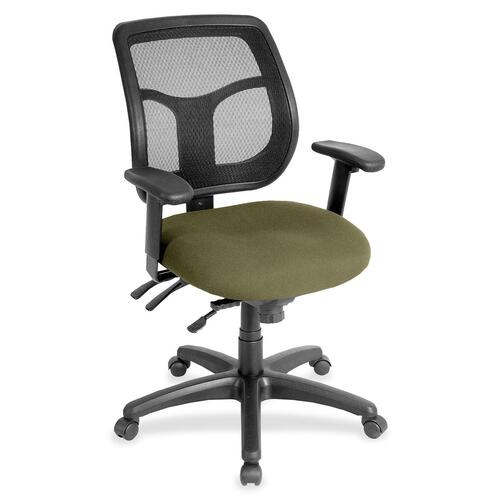 Eurotech Apollo MFT9450 Task Chair - Vine Seat Color - Fabric Seat Material - 5-star Base - 1 Each