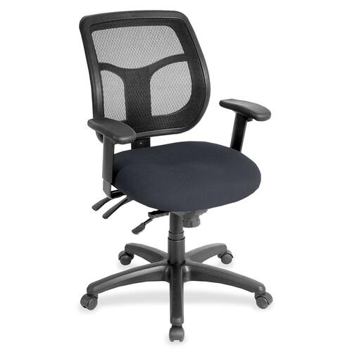 Eurotech Apollo Task Chair - Azurean Seat Color - Fabric Seat Material - 5-star Base - 1 Each
