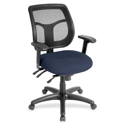 Eurotech Apollo MFT9450 Task Chair - Blueberry Seat Color - Fabric Seat Material - 5-star Base - 1 Each