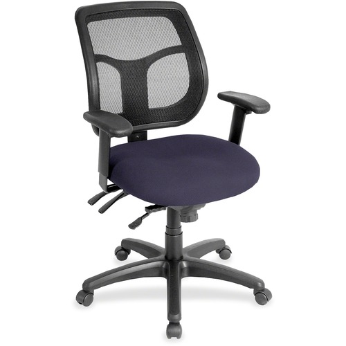 Eurotech Apollo Task Chair - Winery Seat Color - Fabric Seat Material - 5-star Base - 1 Each