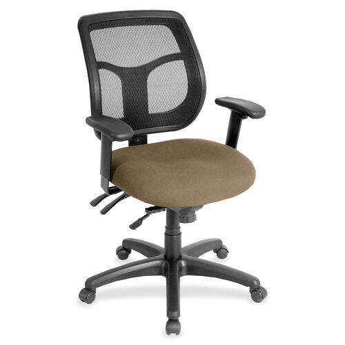 Eurotech Apollo Task Chair - Khaki Seat Color - Fabric Seat Material - 5-star Base - 1 Each