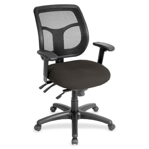 Eurotech Apollo Task Chair - Metal Seat Color - Fabric Seat Material - 5-star Base - 1 Each