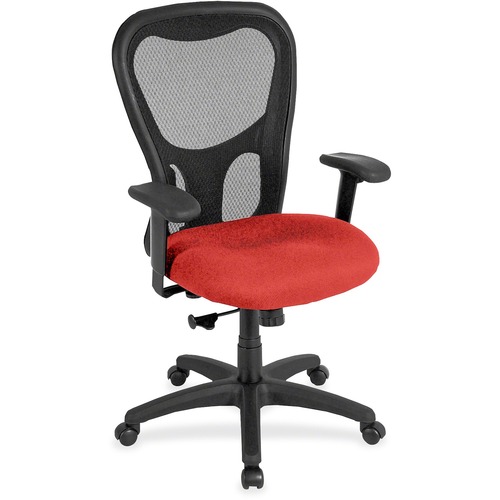 Eurotech Apollo MM9500 Highback Executive Chair - Azure Seat Color - Fabric Seat Material - 5-star Base - 1 Each
