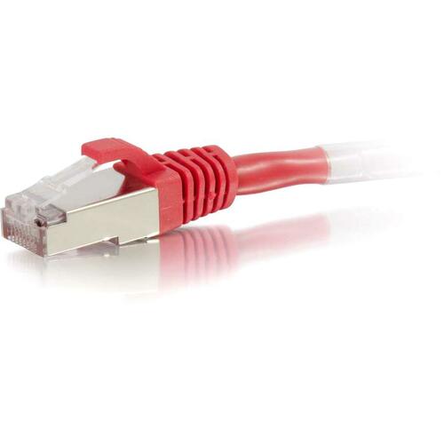 C2G-35ft Cat6 Snagless Shielded (STP) Network Patch Cable - Red - Category 6 for Network Device - RJ-45 Male - RJ-45 Male - Shielded - 35ft - Red