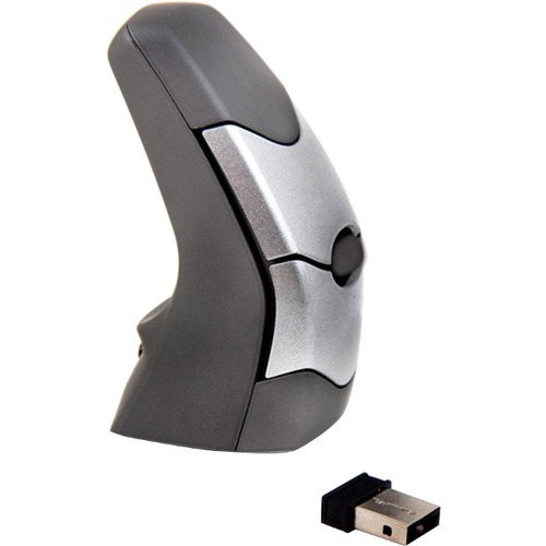 Kinesis DXT Mouse 2 Wireless - Optical - Wireless - Radio Frequency - USB - 2000 dpi - Scroll Wheel - 2 Button(s) - Symmetrical