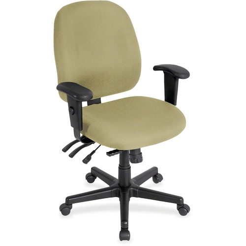 Eurotech 4x4 498SL Task Chair - Cocoa Seat Color - Fabric Seat Material - Cocoa Back Color - Fabric Back Material - 5-star Base - 1 Each