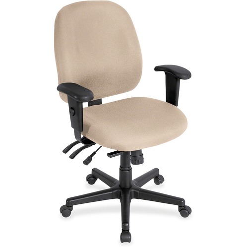 Eurotech 4x4 Task Chair - Azure Seat Color - Fabric Seat Material - Azure Back Color - Fabric Back Material - 5-star Base - 1 Each