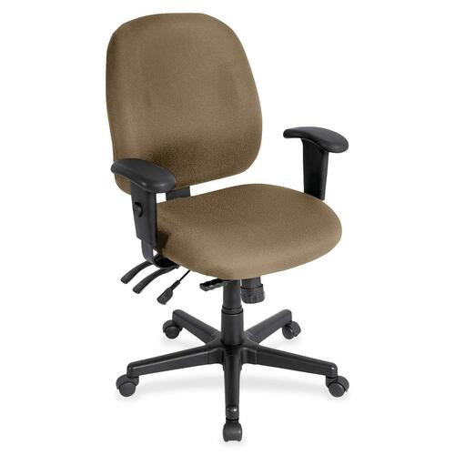 Eurotech 4x4 Task Chair - Khaki Seat Color - Fabric Seat Material - Khaki Back Color - Fabric Back Material - 5-star Base - 1 Each