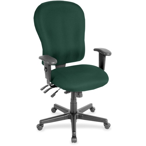 Eurotech 4x4xl High Back Task Chair - Forest Fabric Seat - Forest Fabric Back - 5-star Base - 1 Each