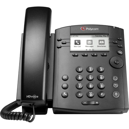 Poly VVX 300 IP Phone - 3 Multiple Conferencing - 6 x Total Line - VoIP LCD - 2 x Network (RJ-45) - PoE Ports