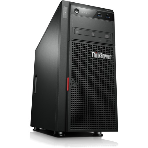 Lenovo ThinkServer TS440 70AQ000GUX Tower Server - 1 Xeon E3-1275 v3 3.50 GHz - 4 GB RAM - Serial ATA/600 Controller - Intel C226 Chip - 1 Processor Support - 32 GB RAM Support - DDR3 SDRAM - 0, 1, 5, 10 RAID Levels - HD Graphics P4600 Graphic Card - DVD-