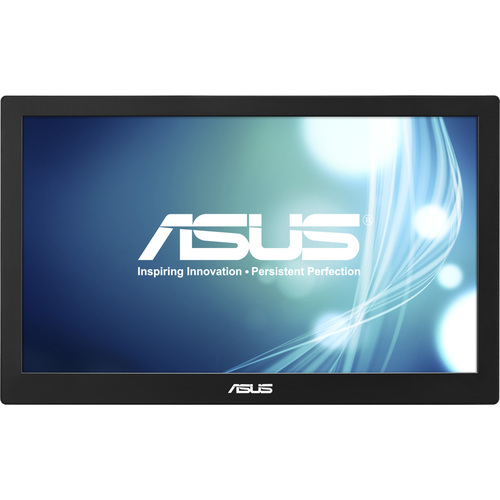Asus MB168B 15.6" HD LED LCD Monitor - 16:9 - Black, Silver - Twisted Nematic Film (TN Film) - 1366 x 768 - 200 cd/m² - 11 ms