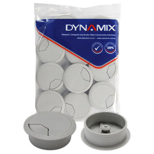 Dynamix Desk Grommet Grey 60mm, 10pack (CG60GY10) Ascent NZ