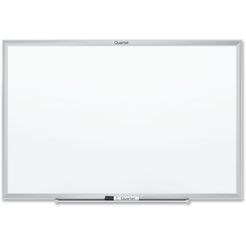 Quartet Classic Magnetic Whiteboard - 24" (2 ft) Width x 18" (1.5 ft) Height - White Painted Steel Surface - Silver Aluminum Frame - Horizontal/Vertical - 1 Each - Dry-Erase Boards - QRTSM531