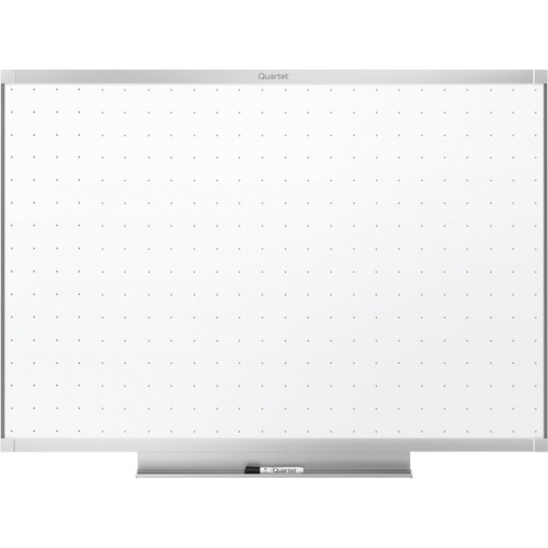 Quartet Prestige 2 Total Erase Whiteboard - 96" (8 ft) Width x 48" (4 ft) Height - White Surface - Silver Aluminum Frame - Horizontal - 1 Each
