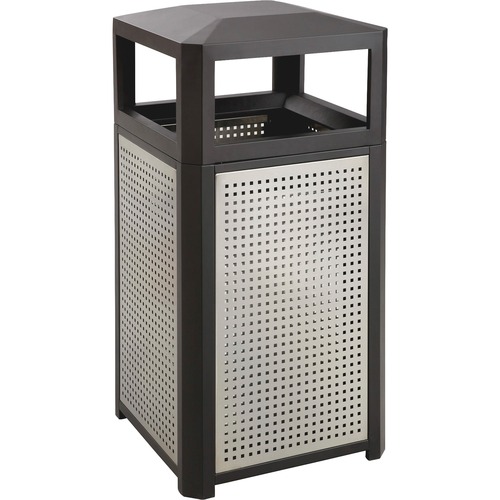 Picture of Safco Evos Series Steel Trash Can With Ash Urn