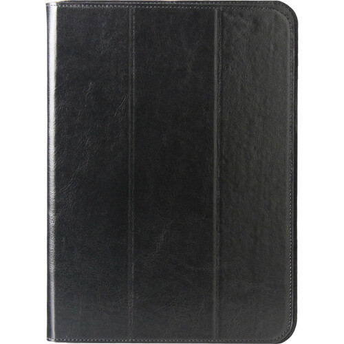 The Joy Factory SmartBlazer Carrying Case (Folio) Apple iPad Air Tablet - Black - Scratch Resistant Interior, Smudge Resistant Interior - Genuine Leather Body