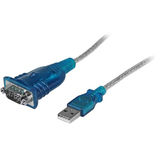 StarTech.com USB to Serial Adapter - Prolific PL-2303 - 1 port - DB9 (9-pin) - USB to RS232 Adapter Cable - USB Serial - Add an RS232 serial port to your laptop or desktop computer through USB - 1 Port USB to RS232 Serial Adapter Cable - M/M - USB to Seri