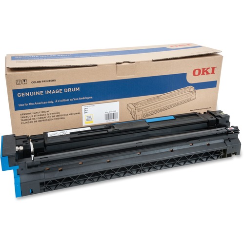 Oki 45103725/6/7/8 Image Drum - LED Print Technology - 40000 - 1 Each - Yellow