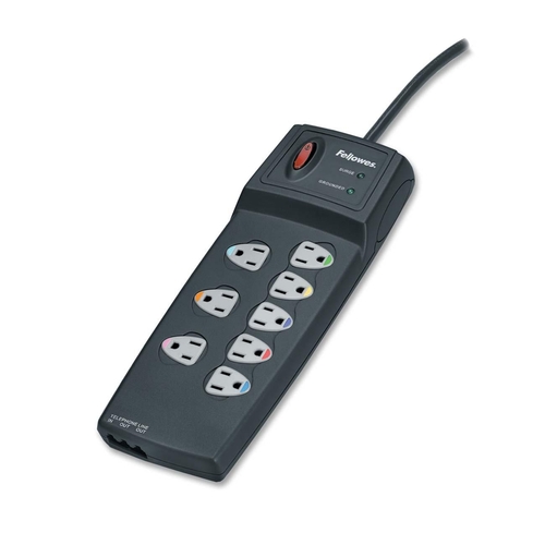 Fellowes 8 Outlets Surge Suppressor - 8 - 2400 J