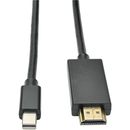 Eaton Tripp Lite Series Mini DisplayPort to HDMI Active Adapter Cable (M/M), 1080p, 6 ft. (1.8 m) - 6 ft HDMI/Mini DisplayPort A/V Cable for Audio/Video Device, TV, Monitor - First End: 1 x Mini DisplayPort Digital Audio/Video - Male - Second End: 1 x HDM