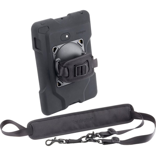 Kensington SecureBack K67832WW Carrying Case Apple iPad Tablet - Black - Drop Resistant Interior - Neoprene Body - Hand Strap, Shoulder Strap - 1 Pack - Retail