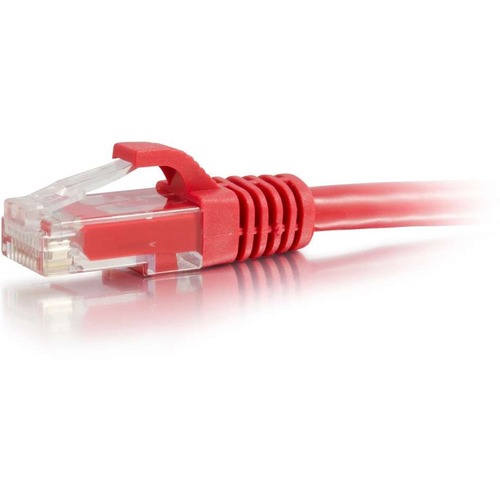 C2G 6in Cat6 Snagless Unshielded (UTP) Network Patch Cable - Red - Category 6 for Network Device - RJ-45 Male - RJ-45 Male - 6in - Red