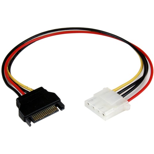 StarTech.com 12in SATA to LP4 Power Cable Adapter - F/M - Power an LP4 device from a SATA Power connection on your computer power supply - SATA to LP4 - 12in SATA to LP4 Power Cable Adapter - 12in SATA to Molex Cable - SATA to LP4 Power Adapter - SATA Fem