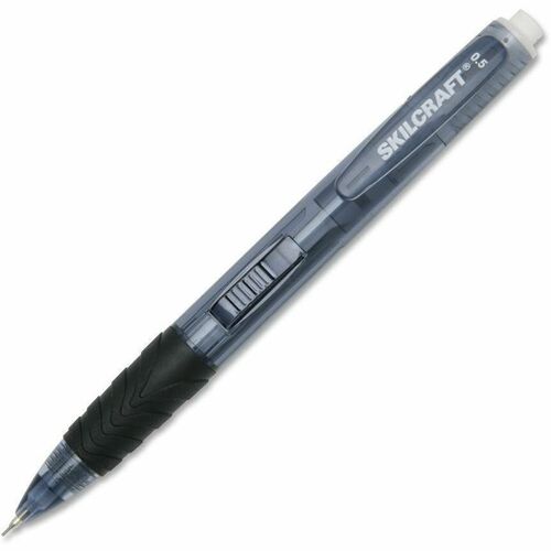SKILCRAFT® Mechanical Pencils - 0.5 mm Blue Lead - 2HB - Fine Point - Blue Barrel - 6 / Box