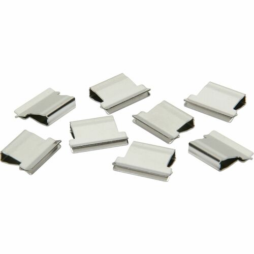 SKILCRAFT® Clam Clip Dispenser Refills - Small - for Paper - Stainless Steel - Stainless Steel - 50 / Box
