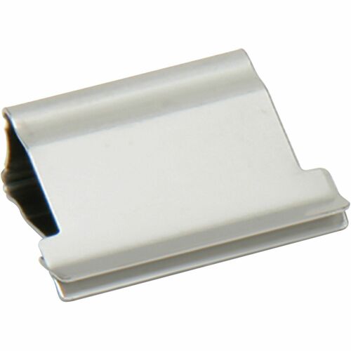 SKILCRAFT® Clam Clip Dispenser Refills - Large - for Paper - Stainless Steel - Stainless Steel - 35 / Box