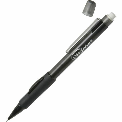 SKILCRAFT® SlickerClicker Mechanical Pencil - Fine Point - Translucent Barrel - 1 Dozen