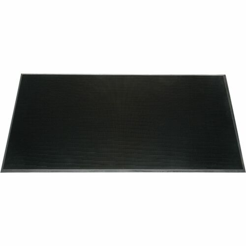 SKILCRAFT® Entry System Heavy-duty Scraper Mat - Outdoor, Floor - 24" Width x 32" Depth x 0.620" Thickness - Black - 1 Each