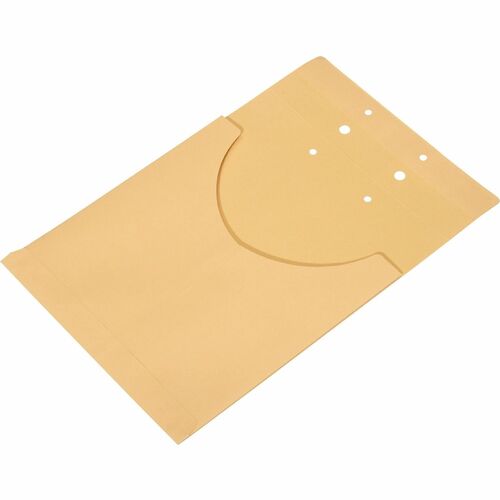 SKILCRAFT® Letter, Legal Recycled Filing Envelope with Fastener - 8 1/2" x 11" , 8 1/2" x 14" - 1" Fastener Capacity - Kraft - 25% Recycled - 25 / Box