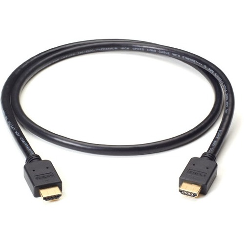 Black Box High-Speed HDMI Cable with Ethernet - Male/Male, 7m (23ft.) - 23 ft HDMI AV/Data Transfer Cable for Audio/Video Device, Blu-ray Player, TV, DVD, Notebook, Satellite Receiver, Gaming Console - First End: 1 x 19-pin HDMI Type A Digital Audio/Video