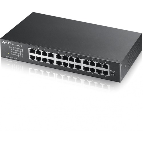 ZYXEL 24-Port GbE Unmanaged Switch - 24 Ports - 10/100/1000Base-T - 2 Layer Supported - 2 SFP Slots - Twisted Pair - Desktop, Rack-mountable - 2 Year Limited Warranty