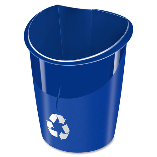 Ellypse Linkable Recycling Bin - 30 L Capacity - Polypropylene - Blue - 1 Each - Waste Containers & Accessories - GRNCEP3200R