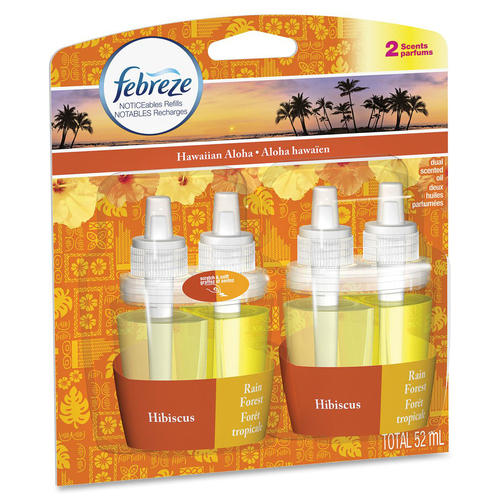 Febreze Air Freshener Refill - 52 mL - Hawaiian - 2 / Pack - Air Fresheners/Sanitizers - PGC46103