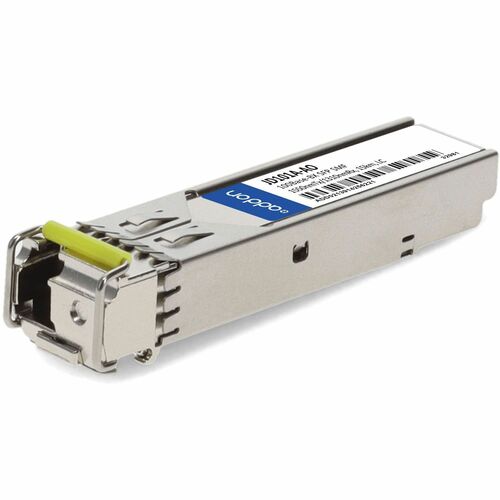AddOn HP JD101A Compatible TAA Compliant 100Base-BX SFP Transceiver (SMF, 1550nmTx/1310nmRx, 15km, LC) - 100% compatible and guaranteed to work