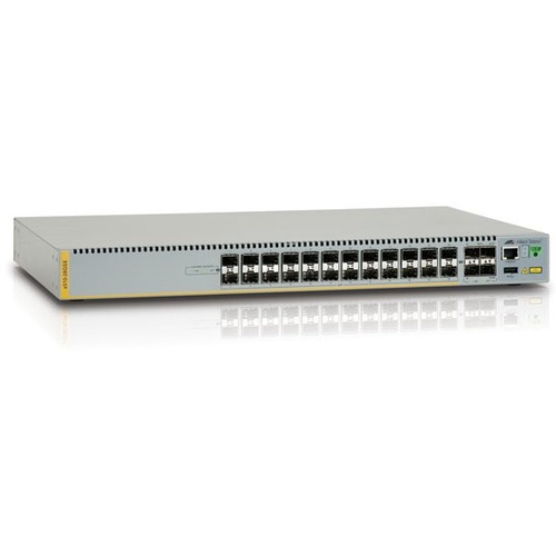 Allied Telesis AT-x510-28GSX Stackable Fiber Gigabit Edge Switch - Manageable - 1000Base-X - 3 Layer Supported - 24 SFP Slots - Rack-mountable