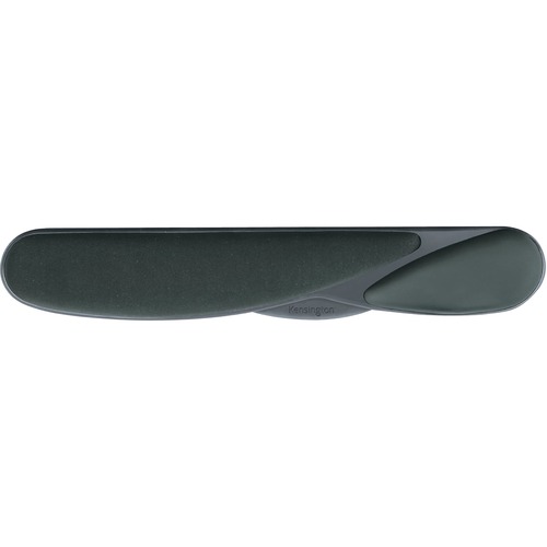 Kensington Memory Foam Keyboard Wrist Pillow - Black - 20.25" x 3.63" x 1.25" Dimension - Black - Memory Foam - Sweat Resistant, Dirt Resistant - 1 Pack