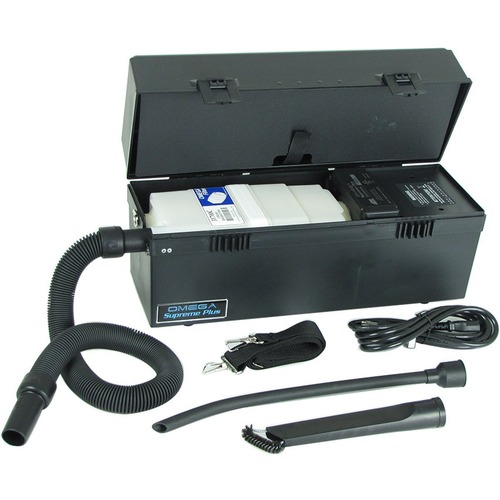 Atrix VACOMEGAS Omega Supreme Vacuum - 1 gal - Bagless - Filter, Hose - 6 ft Cable Length - 6 ft Hose Length - HEPA - AC Supply - 120 V AC - 5.40 A - Black