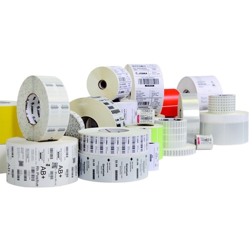 Zebra 8000D Medical Label - 2" Width x 1 1/4" Length - Permanent Adhesive - Direct Thermal - White - Paper, Acrylic - Perforated - 330 / Roll - 12 / Roll