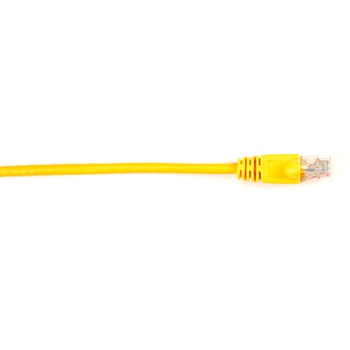 Black Box Connect Cat.6 UTP Patch Network Cable - 4 ft Category 6 Network Cable for Network Device - First End: 1 x RJ-45 Network - Male - Second End: 1 x RJ-45 Network - Male - 1 Gbit/s - Patch Cable - Gold Plated Contact - CM - 26 AWG - Yellow