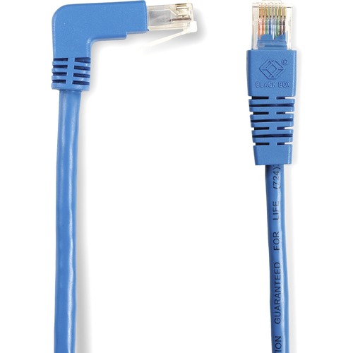 Black Box SpaceGAIN Cat.6 UTP Patch Network Cable - 3 ft Category 6 Network Cable for Patch Panel, Wallplate, Network Device - First End: 1 x RJ-45 Network - Male - Second End: 1 x RJ-45 Network - Male - Patch Cable - Gold Plated Contact - CM - 24 AWG - B