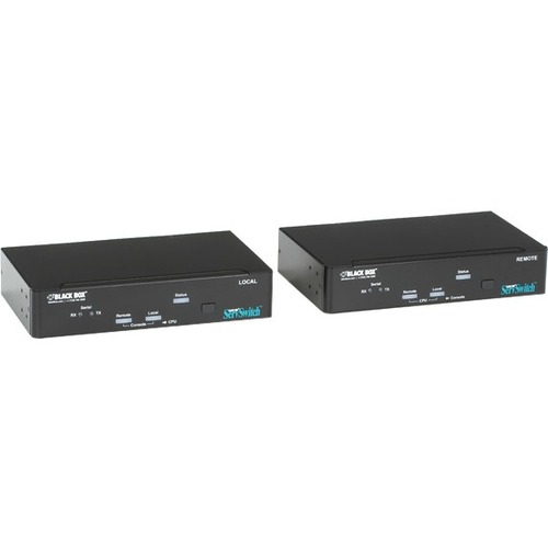 Black Box ServSwitch DVI-D USB KVM-over-Fiber Extender - 6561.68 ft Range - Full HD - 1920 x 1080 Maximum Video Resolution - 6 x USB - 4 x DVI